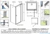 Radaway Nes 8 Black Kdj II kabina 90x90cm prawa czarny mat/szkło przejrzyste 10086090-54-01R/10089090-01-01